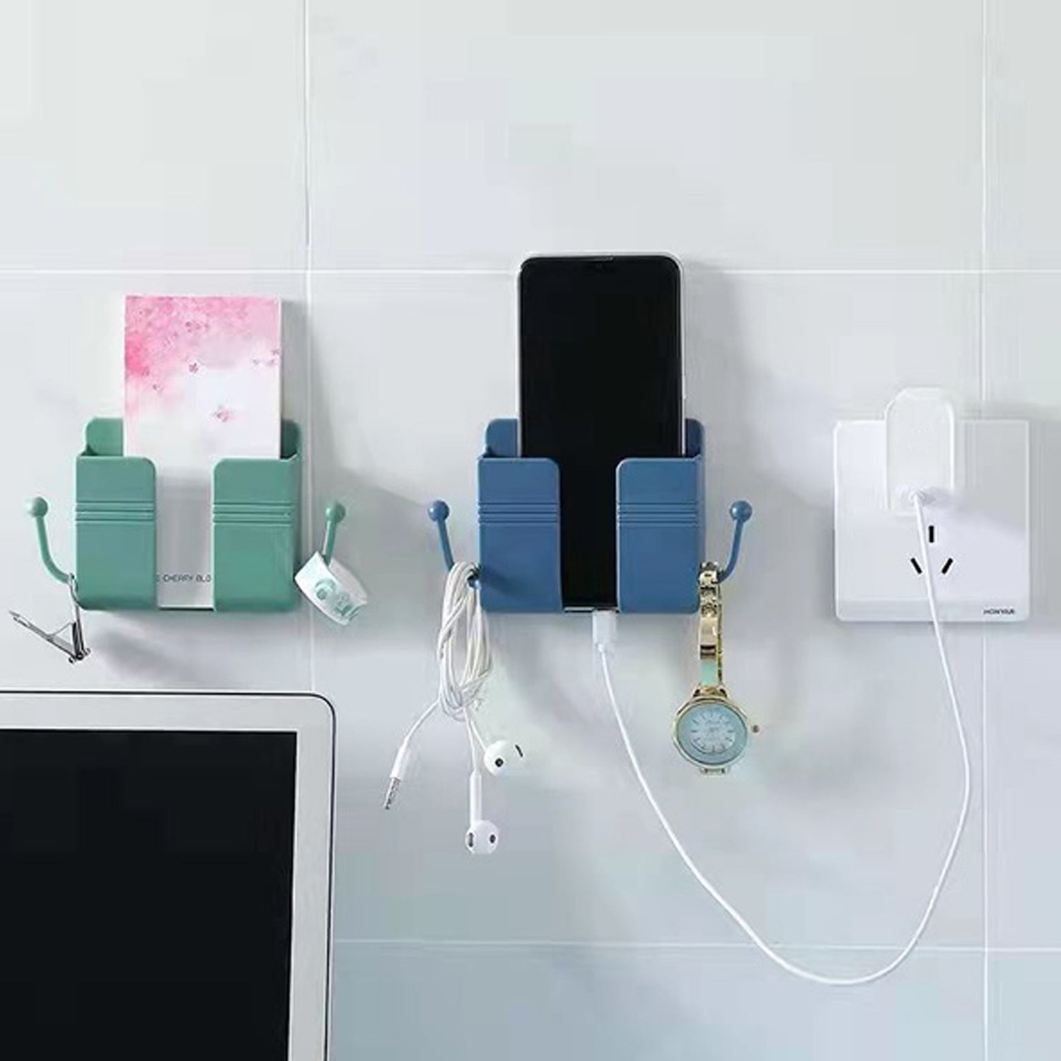 6201 1 Pc Wallmount Mobile Stand With Hook Design used in all kinds of places including household and many more as a hanging support for cloths and stuffs purposes. DeoDap 6201 1 Pc Wallmount Mobile Stand With Hook Design used in all kinds of places including household and many more as a hanging support for cloths and stuffs purposes. DeoDap